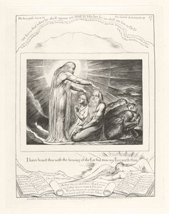 I have heard thee with the hearing of the Ear but now my Eye seeth thee, 1825 by William Blake